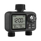 Temporizador Digital Ajustável De 2 Saídas Para Irrigação De Jardim E Gramado, Fácil Instalação,