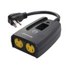 Temporizador externo DEWENWILS à prova d'água com 2 saídas 15A 1/2 HP