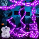 Temporizador impermeável LED Halloween String Lights Joomer 3m 160