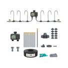 Temporizador Inteligente De Irrigação Para Jardim Com Duas Zonas, Display LCD, Kit De Irrigação Com