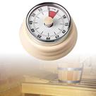 Temporizador para sauna VOVCIG em aço inoxidável, mecânico, 55 min Temporizador para sauna VOVCIG em aço inoxidável, mecânico, 55 min