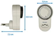Temporizador Timer Mecânico/Analógico de Tomada Bivolt Temporizador Timer Mecânico/Analógico de Tomada Bivolt