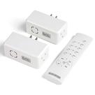Temporizadores de tomada de controle remoto sem fio BLACK+DECKER Pack 2