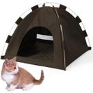 Tenda Casinha Caminha Gato Cachorro Pet Coelho Animais Cama Dobravel Portatil Arranhador Confortavel Rasqueavel