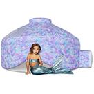Tenda coberta Skywin Air para crianças Mermaid Magic Fort com ventilador