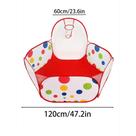 Tenda De Brincar Infantil Com Piscina De Bolinhas E Aro De Basquete Para Meninos E Meninas,