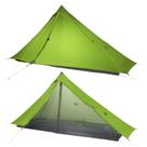 Tenda de caminhada LANSHAN 1 PRO Ultralight para 1 pessoa impermeável verde