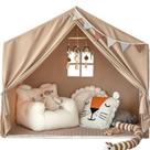 Tenda de jogos Razee Kids Playhouse interna/externa (cáqui)