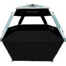 Tenda de praia brancaFang XL 252x140x140cm com proteção UV para 4 pessoas