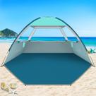 Tenda de praia COMMOUDS UPF 50+ para 6-7 pessoas 270x270x160cm