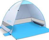 Tenda de praia G4Free grande pop-up 200x120x130cm UPF 50+