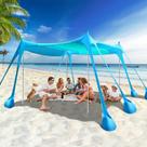 Tenda de praia Rhino Valley 3x3m UPF50+ Shade com sacos de areia
