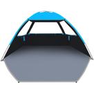 Tenda de praia Venustas portátil 270x270x160cm UPF 50+