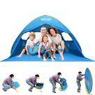 Tenda de praia XIXIKANK Pop Up 220x190x145cm UPF 50+ 4 pessoas
