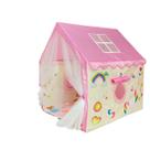 Tenda de recreação interna Castle Pink Princess para crianças