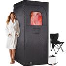 Tenda de sauna portátil somavapor 1500W 80x80x180 cm dobrável