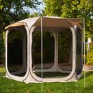 Tenda dobrável portátil Shelter EAST OAK 3x3m à prova d'água bege