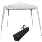 Tenda Gazebo Articulada 2,4x2,4 m Barraca Praia Sanfonada Dobrável Branca Alumínio com Bolsa Tenda Gazebo Articulada 2,4x2,4 m Barraca Praia Sanfonada Dobrável Branca Alumínio com Bolsa