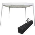 Tenda Gazebo Articulada 3x3 m Barraca Praia Camping Sanfonada Dobrável Alumíno com Bolsa