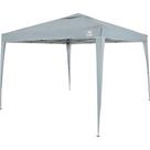Tenda Gazebo Dobrável 3m x 3m Poliéster Cinza Bel