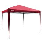Tenda Gazebo Dobrável 3x3m Com Pés Em Alumínio Vermelha Kala Tenda Gazebo Dobrável 3x3m Com Pés Em Alumínio Vermelha Kala
