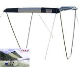 Tenda Gazebo Riviera Praia Camping Jardim 2,3m x 2,3m Azul - Zaka