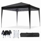 Tenda Grande Gazebo Alumínio Dobrável Poliéster Azul Eagle Force Praia Com Bolsa