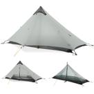 Tenda LANSHAN Ultralight de 3 estações à prova d'água para 1 pessoa cinza