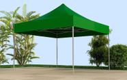 Tenda Sanfonada T&T medida 3x3 Cobertura em Lona Sintética Verde