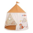 Tenda Teepee Play Green Kids Portable Playhouse Brown Tenda Teepee Play Green Kids Portable Playhouse Brown