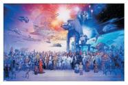 Tendências de pôsteres de parede International Star Wars Saga Galaxy