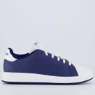 Tênis Adidas Advantage Base 2.0 Branco e Azul Juvenil