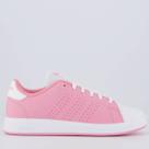 Tênis Adidas Advantage Base 2.0 Rosa Juvenil