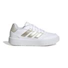 Tênis Adidas Courtblock Bold Cor: Branco E Dourado - Tamanho: 38