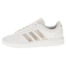 Tênis Adidas Grand Court Base 2.0 Feminino Cor: Branco E Dourado - Tamanho: 36