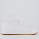 Tênis Adidas Grand Court Mid Branco e Cinza Juvenil