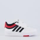 Tênis Adidas Hoops 4.0 Branco e Preto Infantil