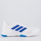Tênis Adidas Ligra 8 Branco e Azul Tênis Adidas Ligra 8 Branco e Azul