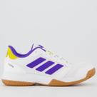 Tênis Adidas Ligra 8 Juvenil Branco e Roxo Tênis Adidas Ligra 8 Juvenil Branco e Roxo