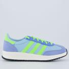 Tênis Adidas Run 70s 2.0 Azul e Verde Feminino