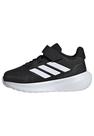 Tênis adidas Run Falcon 5 para crianças, preto/branco/branco