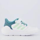 Tênis Adidas Tensaur Run 3.0 Branco e Verde Juvenil