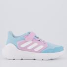 Tênis Adidas Tensaur Run 3.0 EL Infantil Azul e Lilás