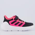 Tênis Adidas Tensaur Run 3.0 Juvenil Preto e Rosa