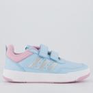 Tênis Adidas Tensaur Sport 3.0 CF Infantil Azul e Lilás Tênis Adidas Tensaur Sport 3.0 CF Infantil Azul e Lilás