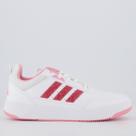 Tênis Adidas Tensaur Sport 3.0 Infantil Branco e Pink
