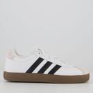Tênis Adidas VL Court 3.0 Juvenil Branco e Preto