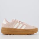 Tênis Adidas VL Court Bold Feminino Rosa e Branco Tênis Adidas VL Court Bold Feminino Rosa e Branco