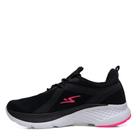 Tênis adrun action float ref. 9903f-1460 preto/ rosa fluor feminino