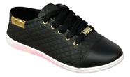 Tênis adulto fem. moleca - 5605.412 preto